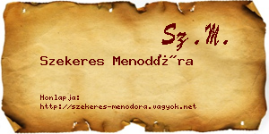 Szekeres Menodóra névjegykártya